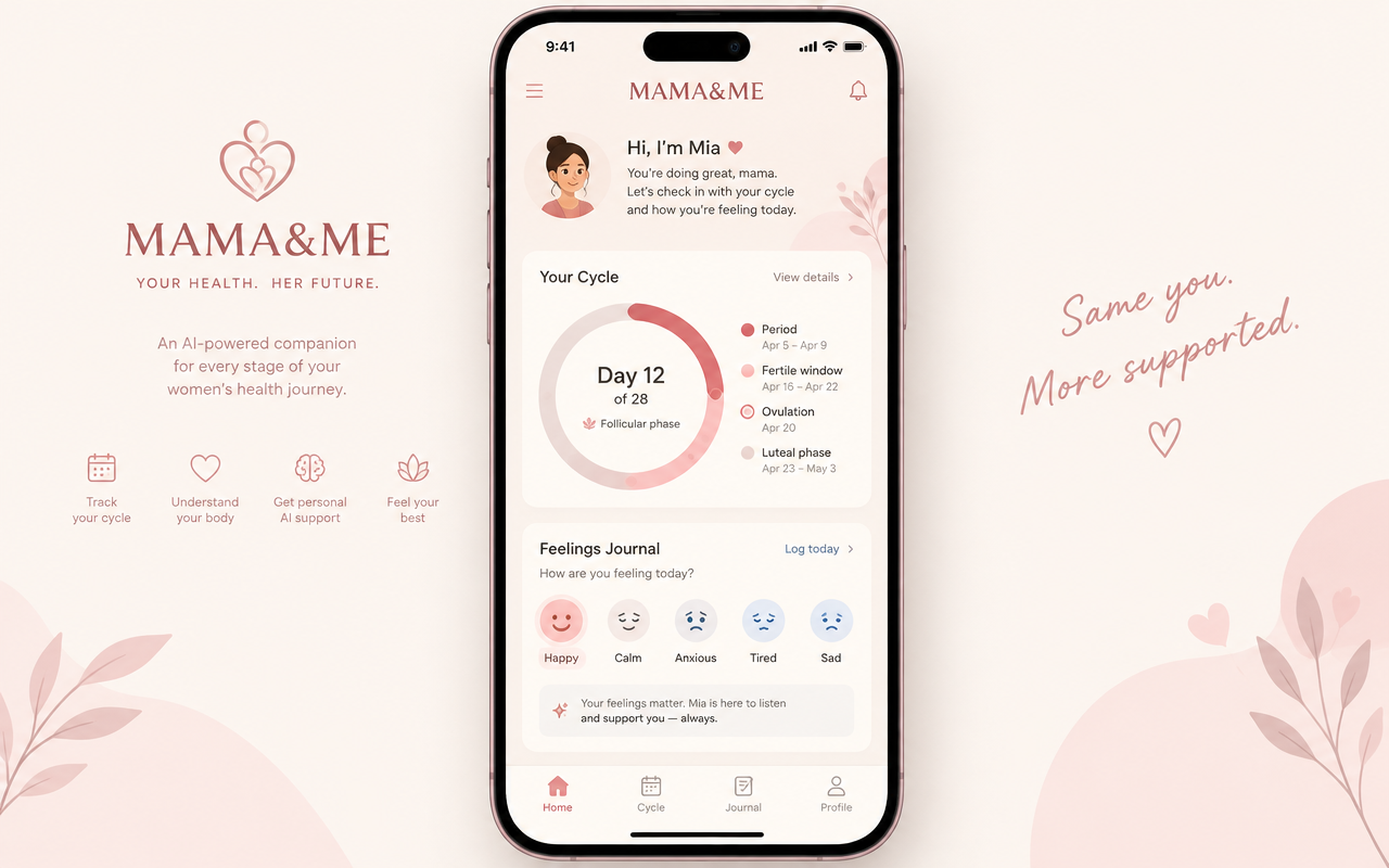 Screenshot of MAMA&ME — Women's Health Companion